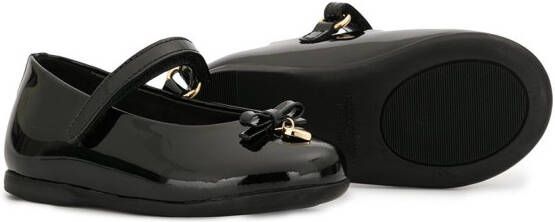 Dolce & Gabbana Kids Mary Jane ballerina shoes Black