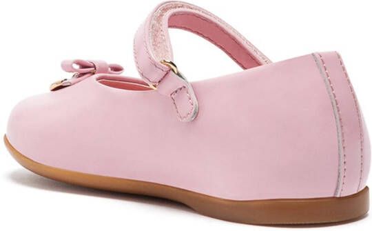 Dolce & Gabbana Kids Mary Jane ballerina shoes Pink