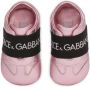 Dolce & Gabbana Kids leather slip-on sneakers Pink - Thumbnail 4