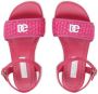 Dolce & Gabbana Kids DG-logo woven leather sandals Pink - Thumbnail 4