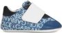 Dolce & Gabbana Kids monogram-pattern touch-strap sneakers Blue - Thumbnail 2