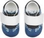 Dolce & Gabbana Kids monogram-pattern touch-strap sneakers Blue - Thumbnail 4