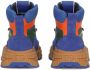 Dolce & Gabbana Kids panelled high-top sneakers Blue - Thumbnail 3