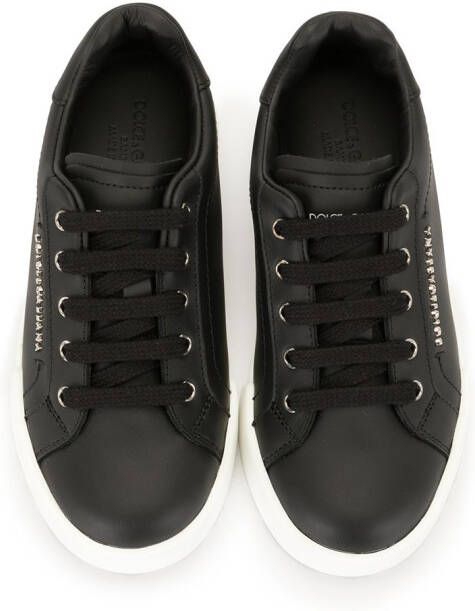 Dolce & Gabbana Kids Portofino Light sneakers Black