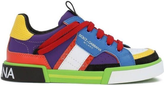 Dolce & Gabbana Kids Portofino low-top sneakers Blue