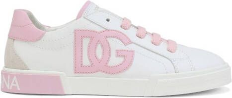 Dolce & Gabbana Kids Portofino low-top sneakers White