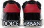 Dolce & Gabbana Kids Portofino patent leather sneakers Black - Thumbnail 3