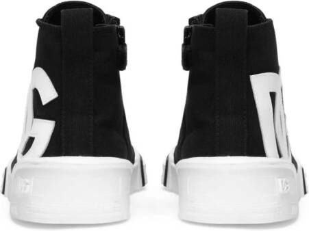 Dolce & Gabbana Kids Portofino Space high-top sneakers Black