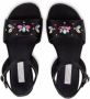 Dolce & Gabbana Kids crystal-embellished satin sandals Black - Thumbnail 4