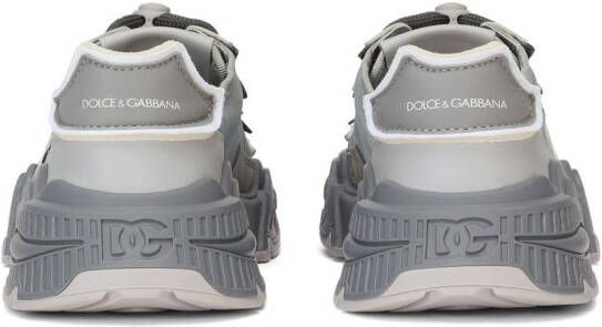 Dolce & Gabbana Kids side logo-patch chunky sneakers Grey