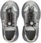 Dolce & Gabbana Kids side logo-patch chunky sneakers Grey - Thumbnail 4