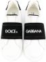 Dolce & Gabbana Kids slip-on logo band sneakers White - Thumbnail 3