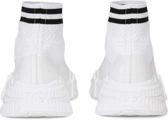 Dolce & Gabbana Kids sock-style ankle sneakers White