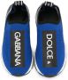 Dolce & Gabbana Kids Sorrento logo-tape slip-on sneakers Blue - Thumbnail 3