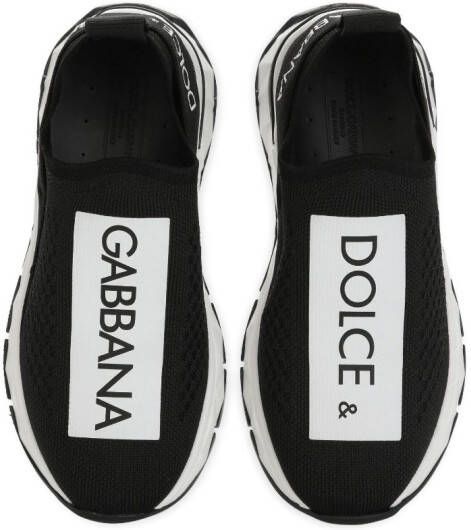 Dolce & Gabbana Kids Sorrento slip-on sneakers Black