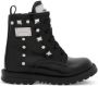 Dolce & Gabbana Kids studded leather ankle boots Black - Thumbnail 2