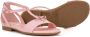 Dolce & Gabbana Kids T-strap patent leather sandals Pink - Thumbnail 2