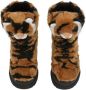 Dolce & Gabbana Kids Tiger-shaped faux-fur boots Black - Thumbnail 4