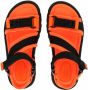 Dolce & Gabbana Kids touch-strap flat sandals Orange - Thumbnail 4