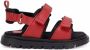 Dolce & Gabbana Kids DG-logo touch-strap leather sandals Red - Thumbnail 2