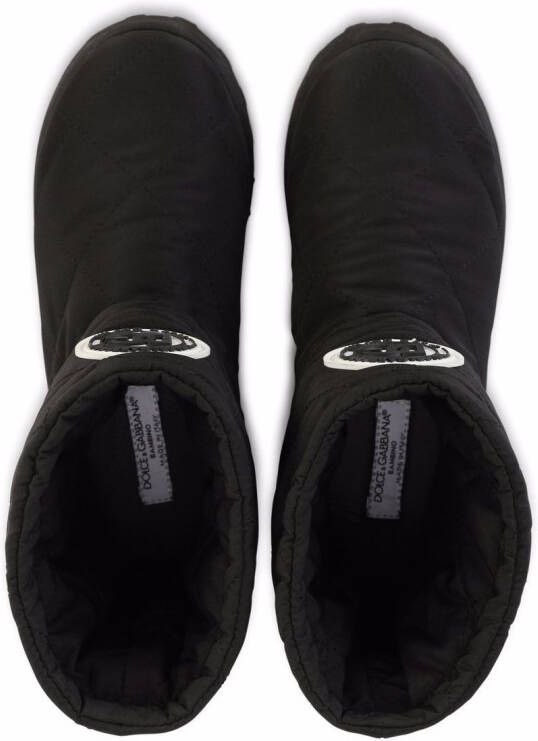 Dolce & Gabbana Kids winter ankle boots Black
