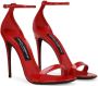 Dolce & Gabbana Kim 105mm leather sandals Red - Thumbnail 2