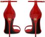 Dolce & Gabbana Kim 105mm leather sandals Red - Thumbnail 3