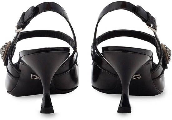 Dolce & Gabbana kitten-heel slingback pumps Black