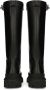 Dolce & Gabbana logo-strap knee-length leather boots Black - Thumbnail 3