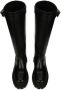 Dolce & Gabbana logo-strap knee-length leather boots Black - Thumbnail 4