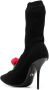 Dolce & Gabbana knitted style rose calf boots Black - Thumbnail 3