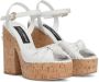 Dolce & Gabbana knot detail platform sandals White - Thumbnail 2