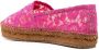 Dolce & Gabbana lace-panel logo-plaque espadrilles Pink - Thumbnail 3