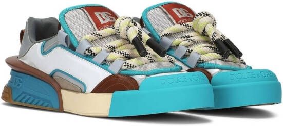 Dolce & Gabbana lace-up low-top sneakers Blue