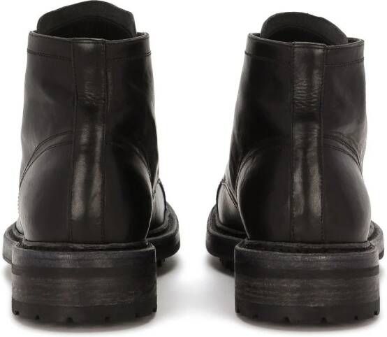 Dolce & Gabbana leather ankle boots Black