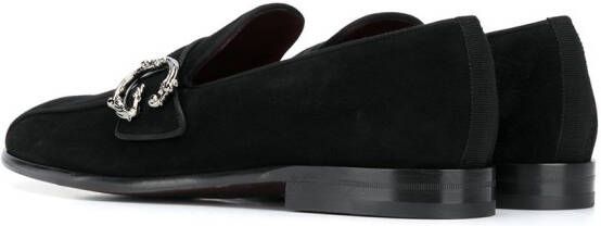 Dolce & Gabbana leather loafers Black