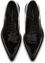 Dolce & Gabbana leather pointed derby shoes Black - Thumbnail 4