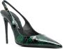 Dolce & Gabbana leather slingback pumps Green - Thumbnail 2