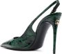 Dolce & Gabbana leather slingback pumps Green - Thumbnail 3