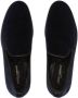 Dolce & Gabbana open-back velvet slippers Blue - Thumbnail 4