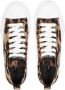 Dolce & Gabbana leopard-print lace-up sneakers Brown - Thumbnail 4