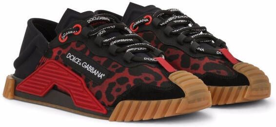Dolce & Gabbana leopard-print NS1 sneakers Black