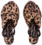 Dolce & Gabbana leopard-print open-toe sandals Brown - Thumbnail 4