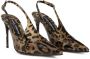 Dolce & Gabbana KIM DOLCE&GABBANA leopard-print slingback pumps Brown - Thumbnail 2
