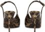 Dolce & Gabbana KIM DOLCE&GABBANA leopard-print slingback pumps Brown - Thumbnail 3