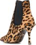 Dolce & Gabbana leopard print stiletto boots Brown - Thumbnail 3