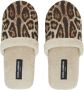 Dolce & Gabbana leopard-print terry slippers Neutrals - Thumbnail 4