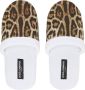 Dolce & Gabbana leopard-print terry slippers White - Thumbnail 4
