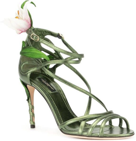 Dolce & Gabbana Lily sandals Green