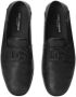Dolce & Gabbana logo-appliqué leather loafers Black - Thumbnail 4